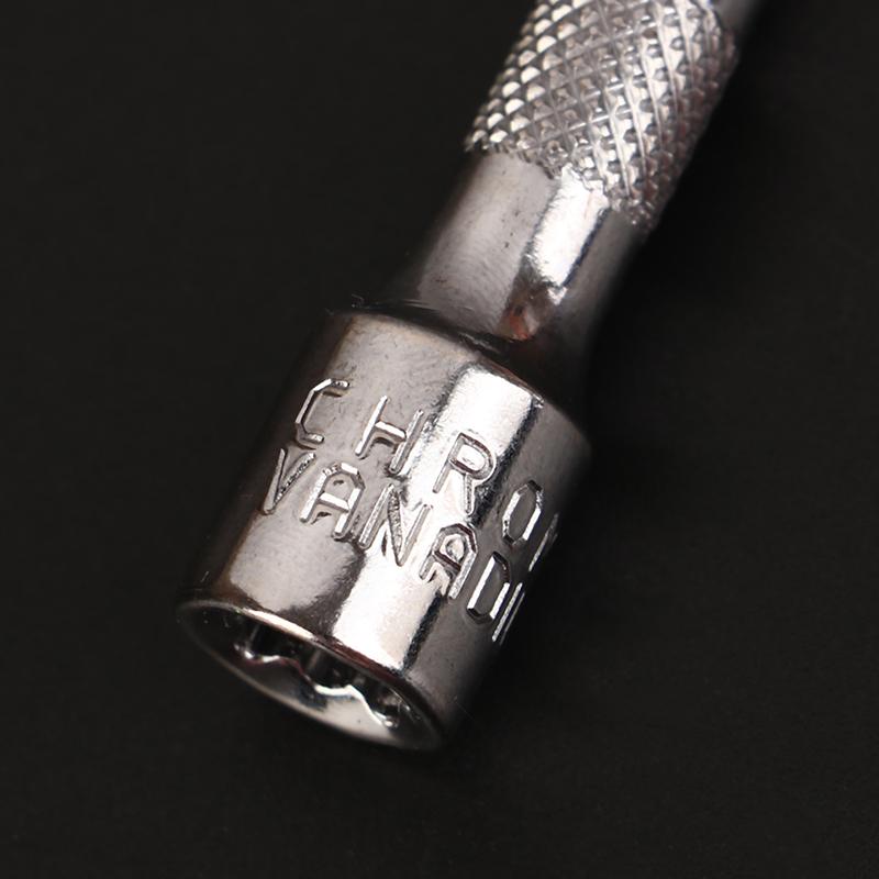 50/75/100/150Mm Long Extension Bar For 1/4" Sleeve Drive Ratchet Socket Extender