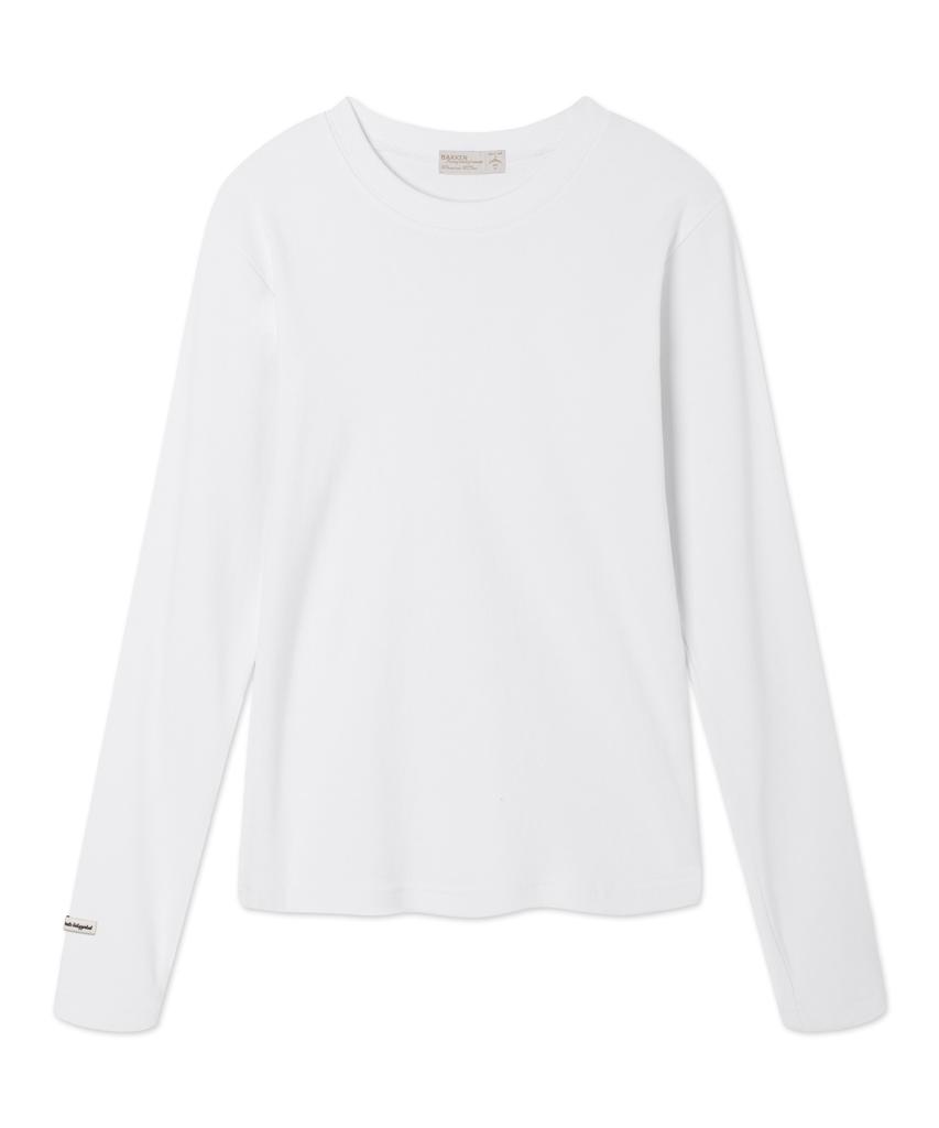 BAKKEN [Women] Ribbed Slim Fit Long Sleeve T-Shirt Bk4340 (3 Colors)