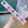 Korean Kuromi Black Hair Clip: Cute Children's Hair Accessories with BB Clip & Rubber Band.
