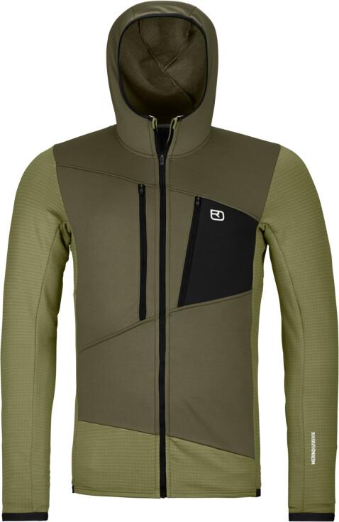 Jacket Ortovox Fleece Grid Hoody M Jkt (87214) Wild Herbs