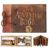 AEE4-Photo Album Expandable DIY Album Scrapbook Family Lovers Friends Photo Book Memory Scrap Book For Valentines