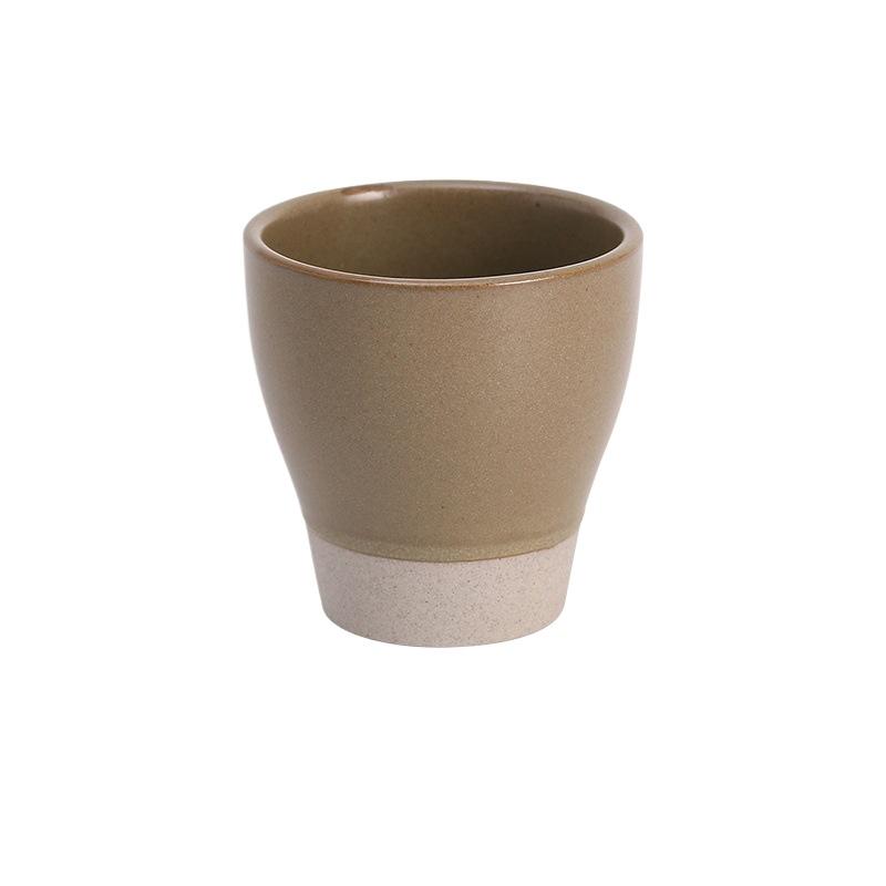 

Clay reunion teacup home silent wind flower teacup Japanese coarse pottery cup random cup premium ceramic cup single cup 200ml