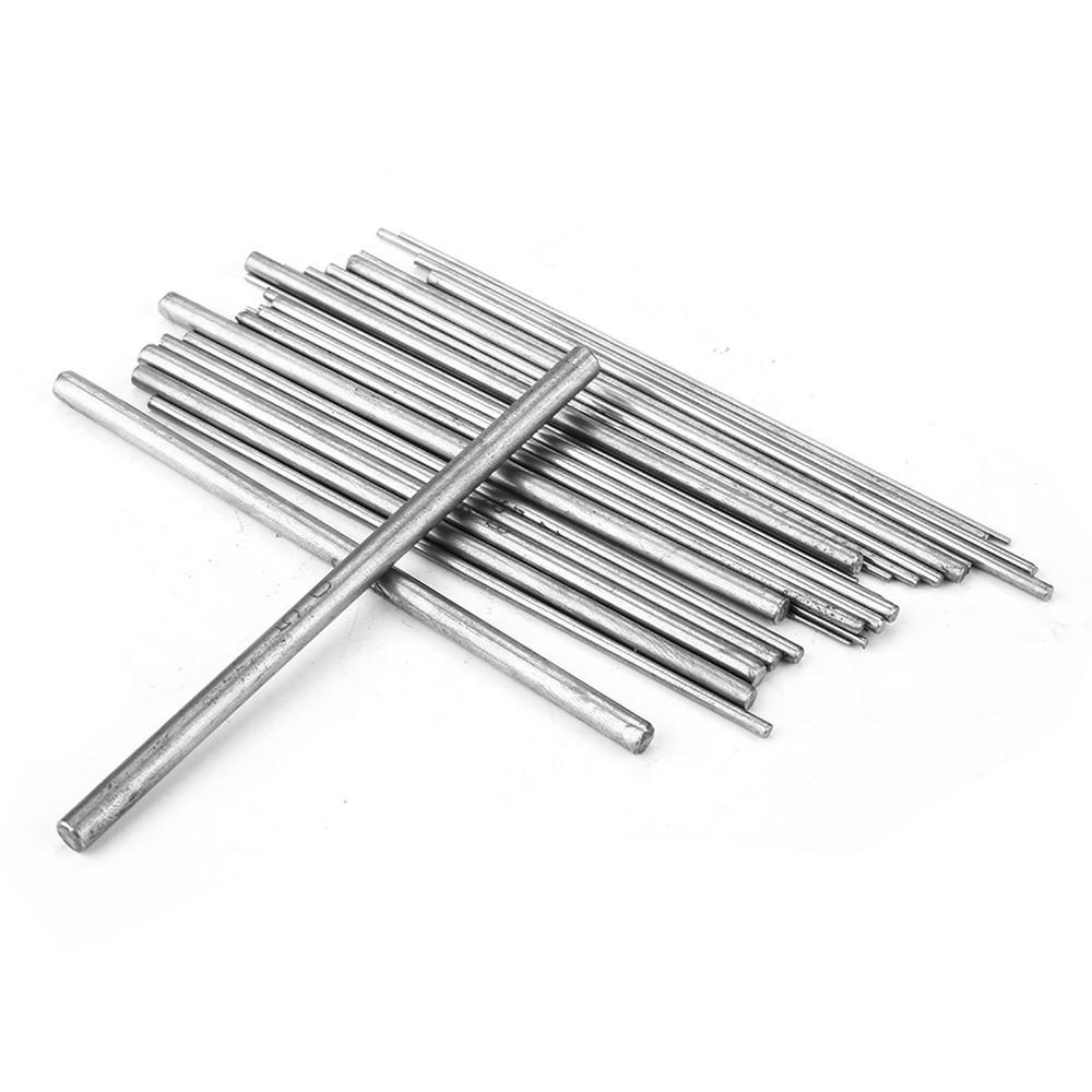 Silver Solid & Hollow Numbered Coiling Rods  Handicraft Studio Jewelry Production 31Pcs