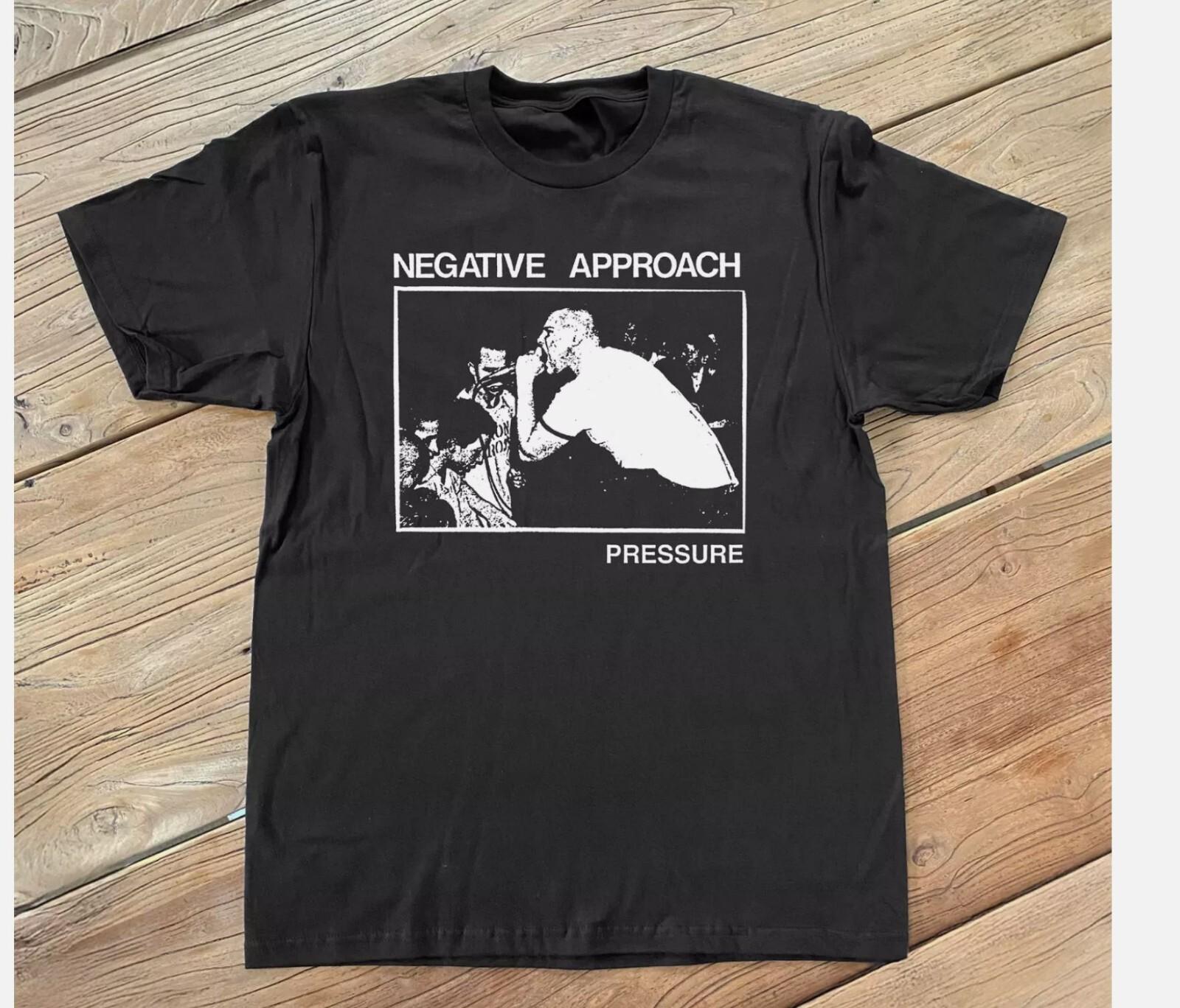 26 NEGATIVE APPROACH PRESSURE Gift Fan Cotton Black All Size Shirt Unisex T-Shirt M