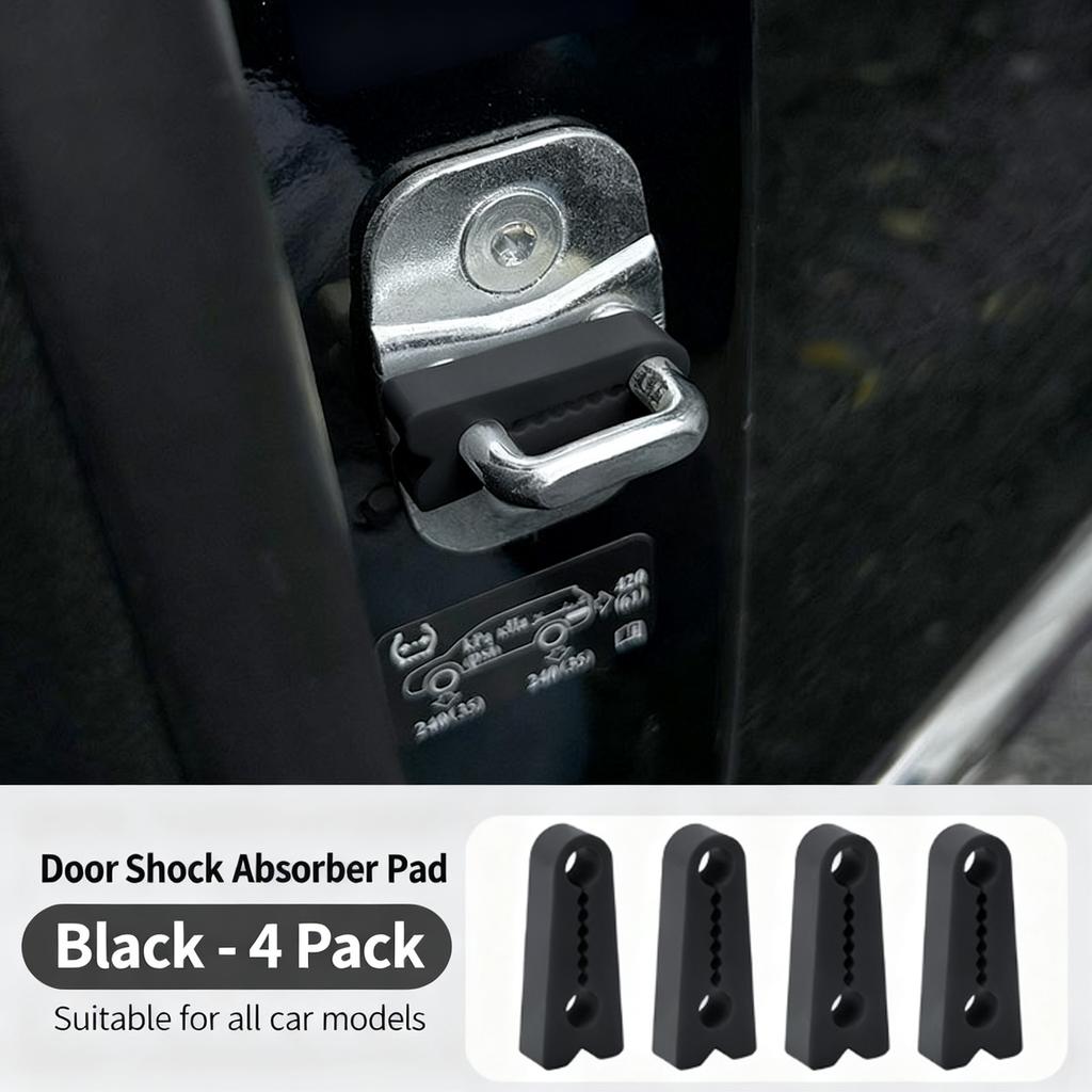 Car Door Silicone Protector Shim Anti-Collision Buffer Spacer Sound Insulation Shock Absorber Gaskets for Auto Door Protection