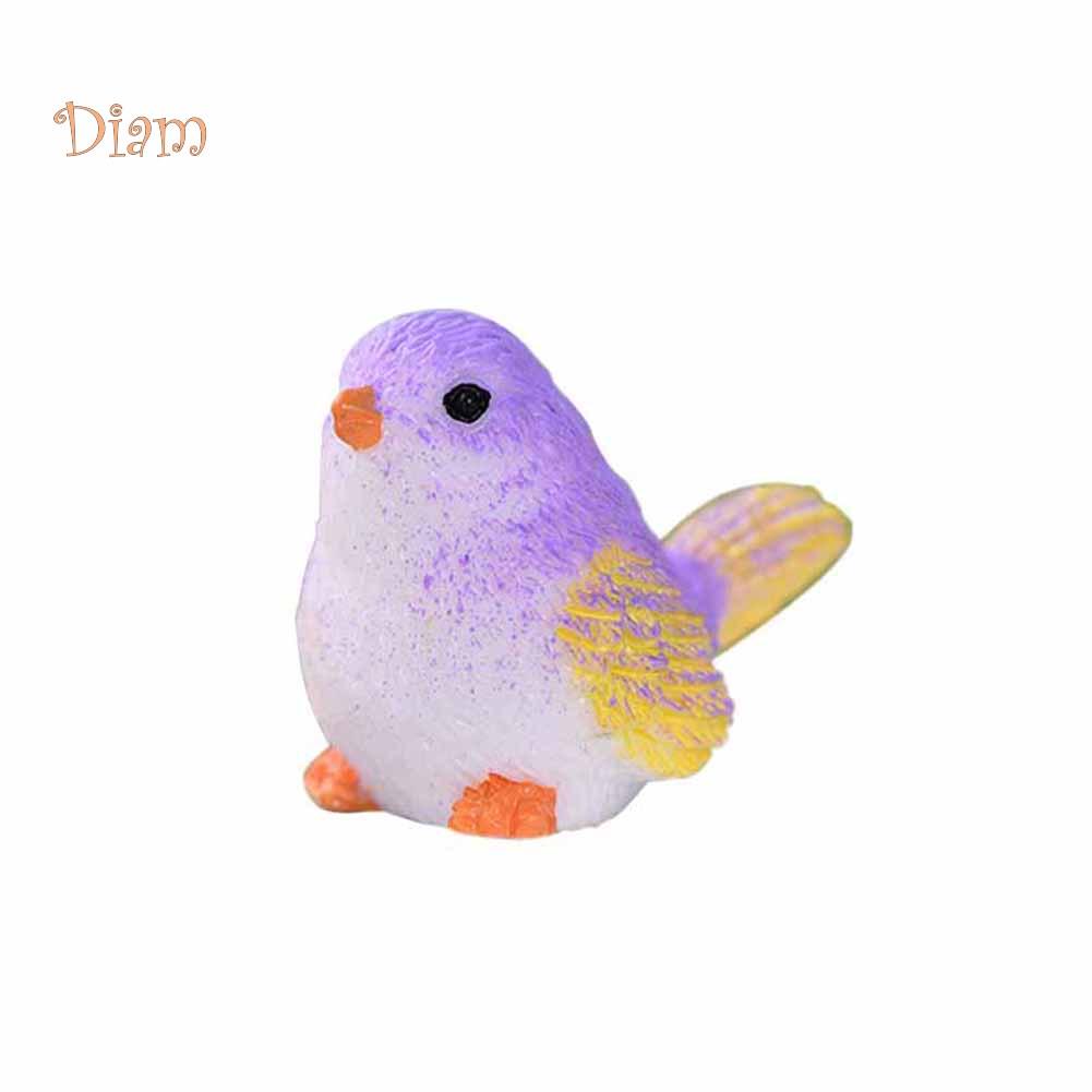 TDStore Cute Simulation Bird Animal Mini Figurine Model DIY Landscape Garden Ornament