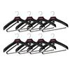 No Hassle! Set of 8 Suit and School Uniform Hangers with Adjustable Bars [Shinko Hanger Official] S&F One All Slacks Set of 8 | School Uniform Hangers