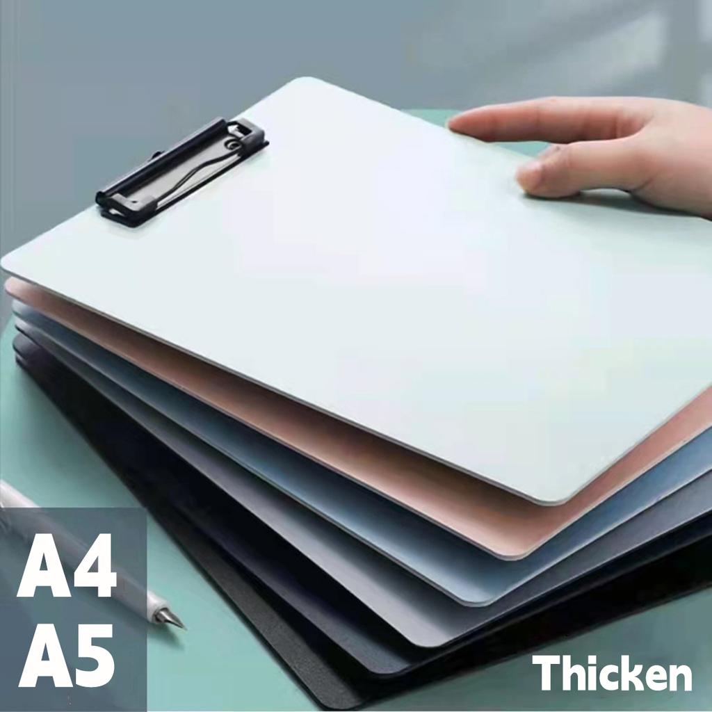 A4/A5 Large Capacity Clipboard Folder, Thickened Board Clip, Used for Business Office and School Student Storage Supplies