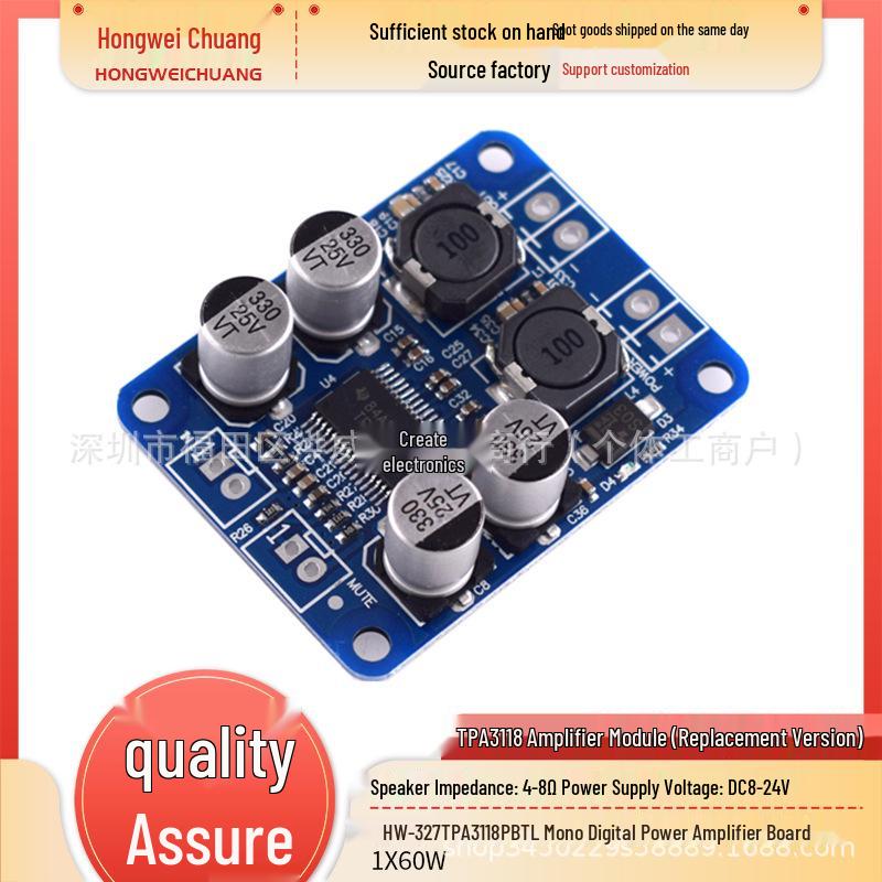 TPA3118 Mono Digitalverstärkerplatine 60W Chip