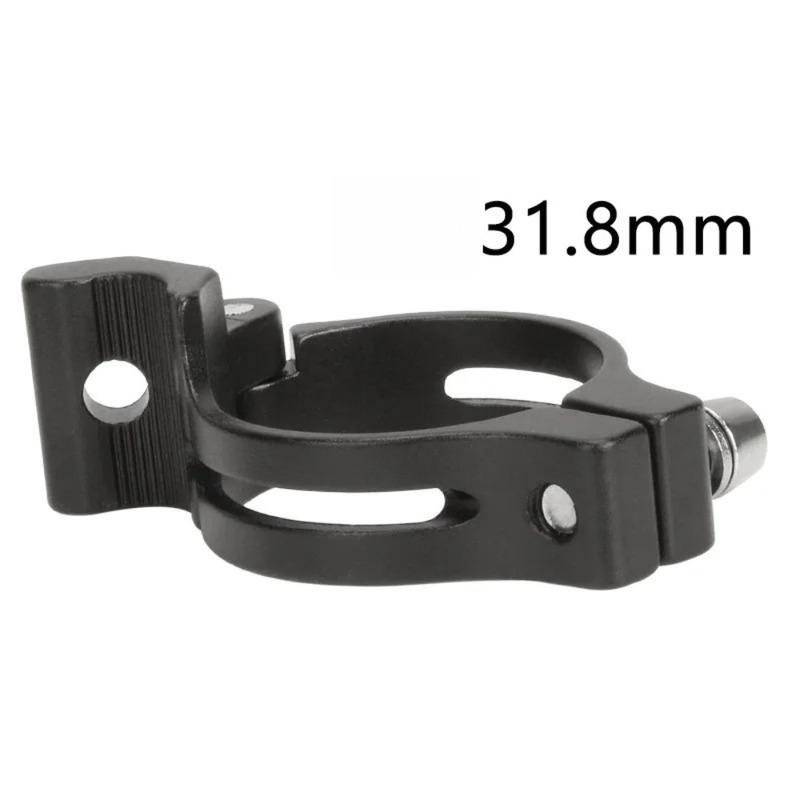 31.8/34.9mm Road Bike Bicycle Front Derailleur Clamp Adapter Ring Aluminum Alloy Road Bike Clamp Front Shift Conversion Seat