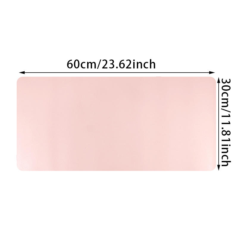 Non-Slip Leather Nail Art Mat Foldable Manicure Practice Pad Desktop Table Mat for Acrylic Gel Nail Polish Tools Accessories