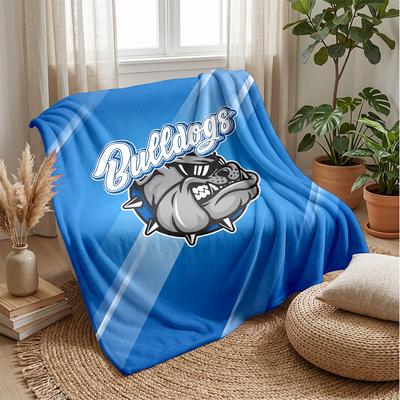 Canterbury-Bankstown Bulldogs Flanell Fleece Decke Gemütliche Warme Überwurfdecke für Sofa Bett Reisen Ganzjahresgebrauch