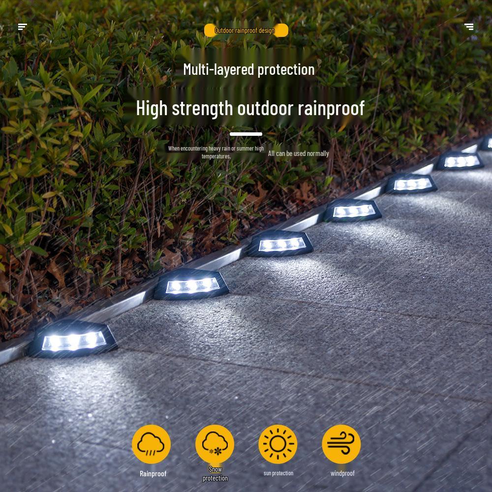 Solar Outdoor Pathway and Stair Lights for Garden Decoration