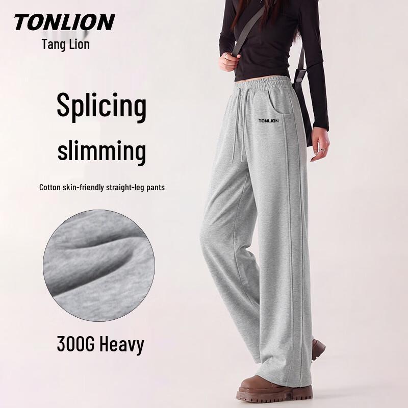 TonLion Women's Straight-Leg Spliced Sweatpants