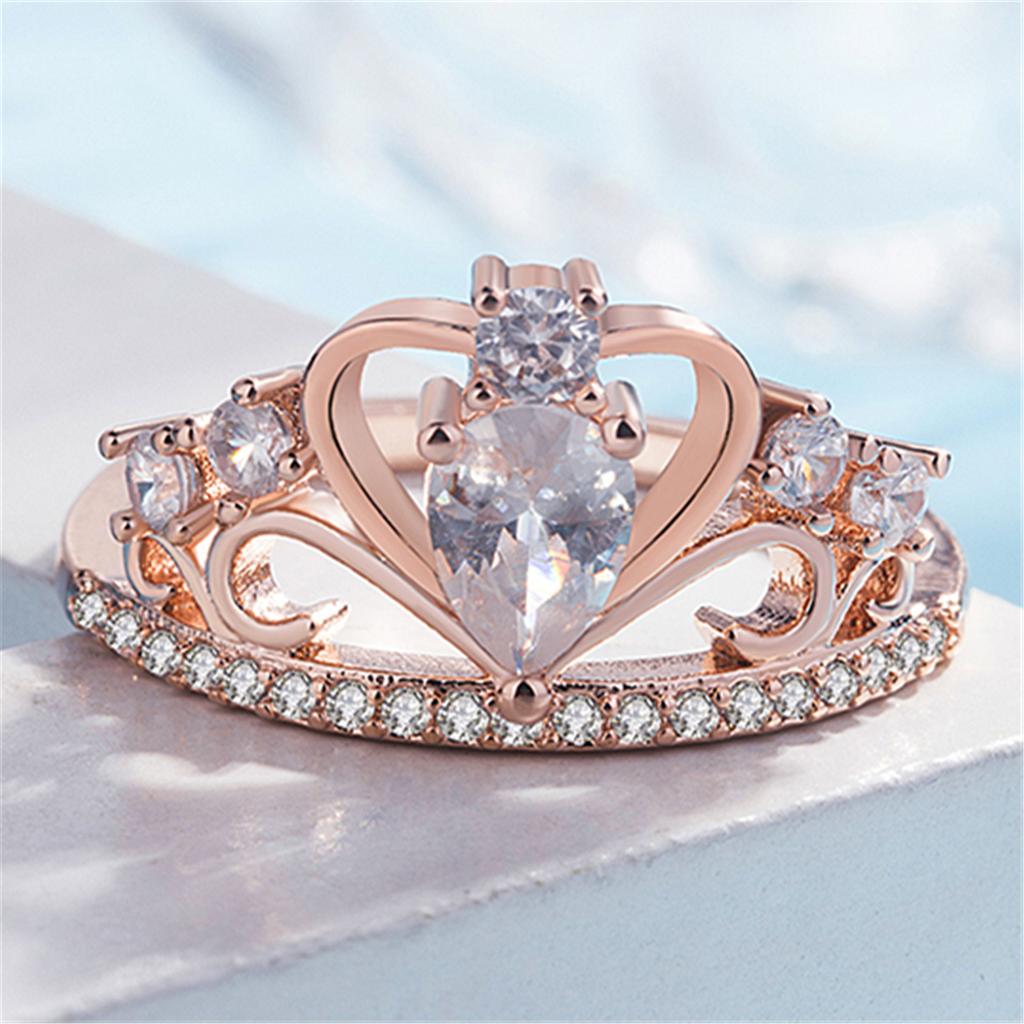 Hand -decorated Fashion Crown Waigishi Ms. Ring