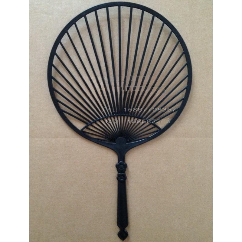 Утолщенная пластиковая ручка для веера ручной работы, для студенческих вееров