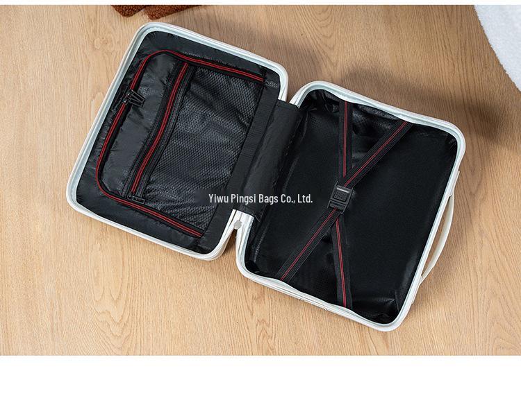 Lightweight 20/24 Inch Carry-on Suitcase with Wide Drawbar and Combination Lock for Men and Women