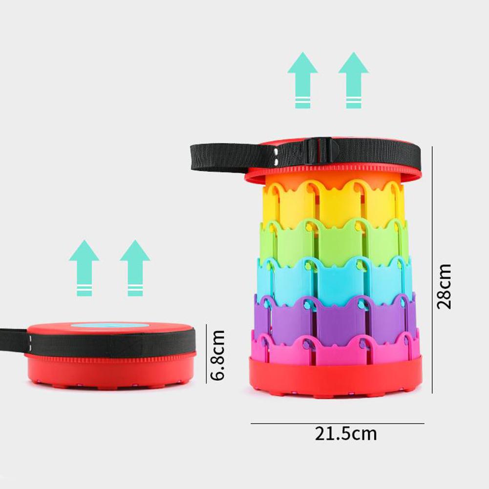 Outdoor Retractable Stool Chairs Portable Camping Foldable Convenient Chair Fishing Chair