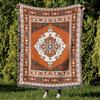 Tribal Leinen Decken Karierte Gestrickte Outdoor Teppiche Camping Picknick Decke Boho Dekorative Bettdecken Sofamatten Reise Teppich Quaste