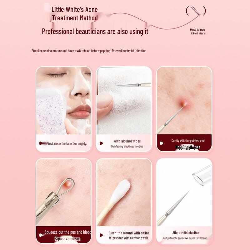 Ultra-Fine Acne & Blackhead Removal Needle: Salon Quality for Comedone & Milia Treatment