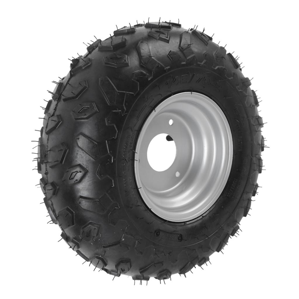 145 70 6 145x70 6 Tire Aluminum Alloy Tubeless Tyre for Mini Bike ATV Quad Off Road Go Kart Golf Cart