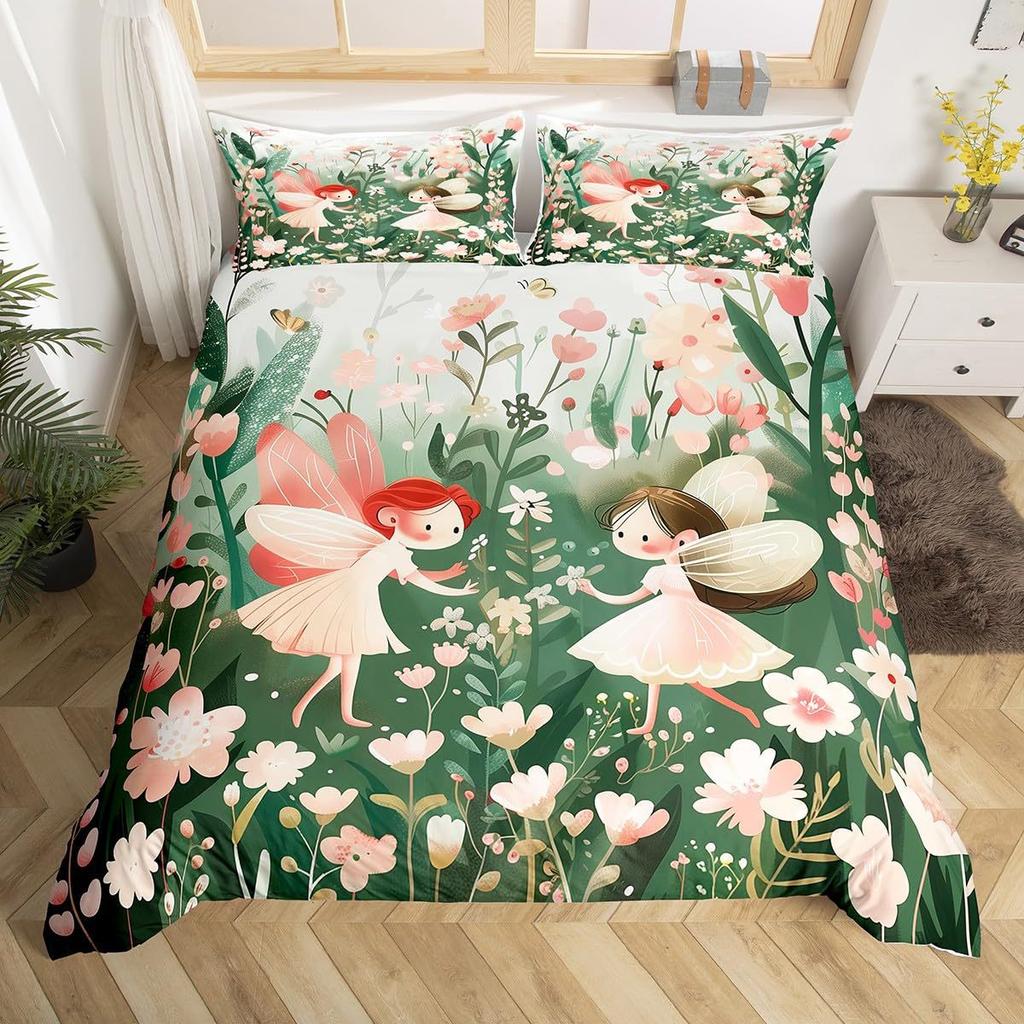 House And Truck Three-Piece Quilt Cover 3D Digital Printing Bedding Set Bed Cover