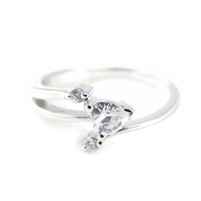 Silver 'Love' Ring
