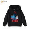 Thomas the Tank Engine Cartoon Co-branded Hooded Sweatshirt for Boys and Girls New Pullover Children's Autumn and Winter Clothes
