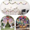 100pcs Creative DIY Assembles Paper Chains Colored Paper Strings Paper Streamers Atmosphere and Holiday Decoration