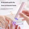 Compact UV LED Nail Lamp Fast USB Pen Nail Dryer Ideal for Gel Polish Quick Drying