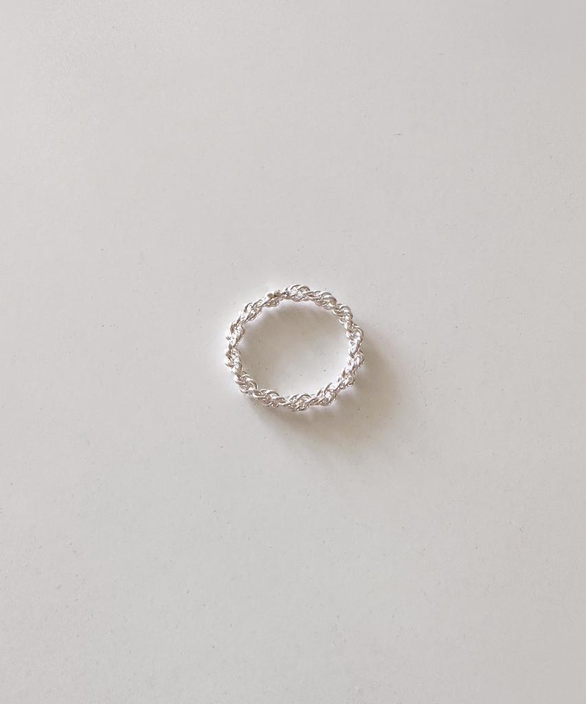Code.H (Silver 925) Weaving Silver Ring