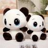 Cartoon Cute Red Panda Doll Plush Toy Zoo Black And White Panda Doll Children Soothing Doll