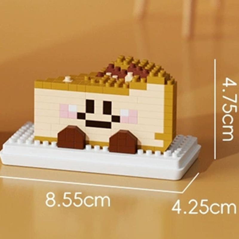 

НОВЫЙ Милый Еда Хлеб Рулеты Багеты Круассаны Сэндвичи Тосты Набор Строительных Блоков Девочка Кирпичики Модель Детская Игрушка Дети opp bag