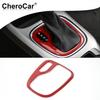 Red Gear Shifter Panel Shift Cover Frame Trim For Jeep Compass 17- Interior