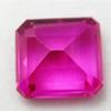 Square Cut 11 Carat Natural Sapphire Pink Loose Gemstone CERTIFIED Earring Size
