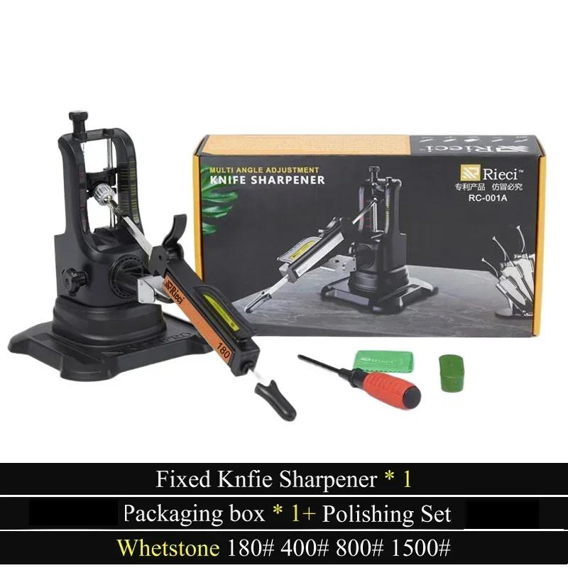 2024 NEW Professional Kitchen Knife Sharpener Whetstone Multifunction Fixed Angle Sharpening System Apex Edge Honing Tools Kit