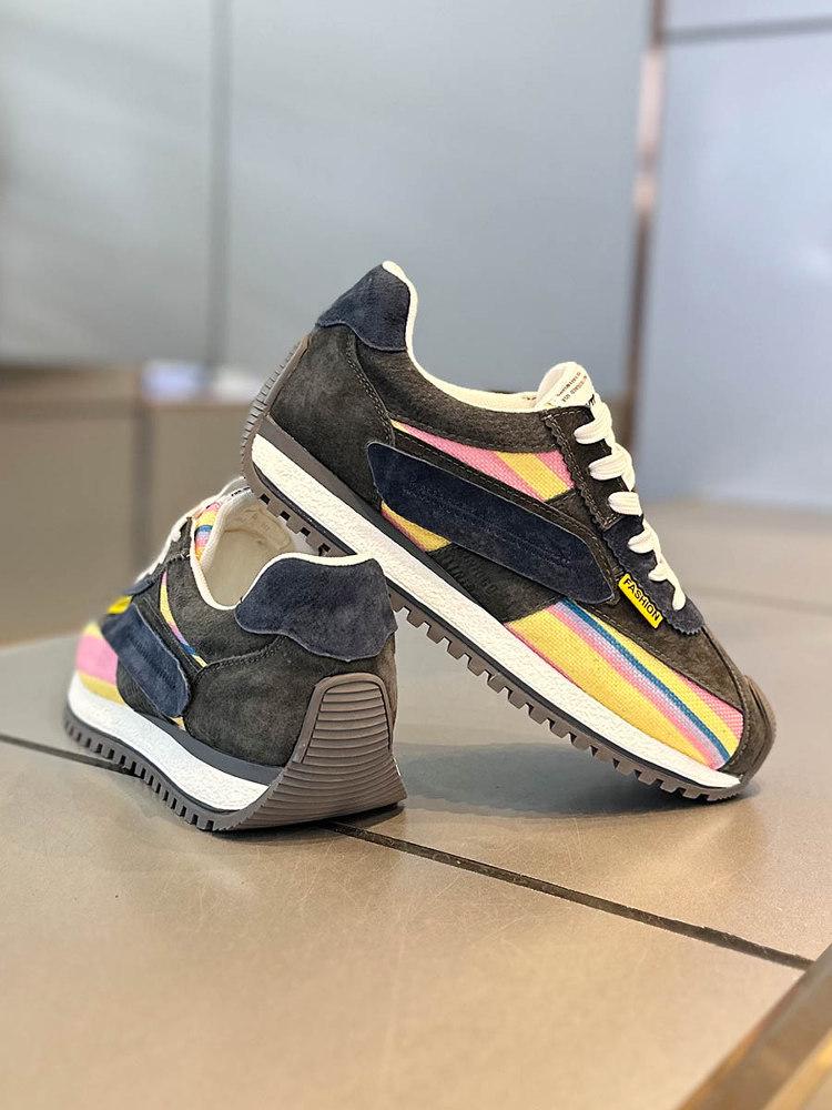 Tênis de Moda Masculino Verão 2025 Cano Baixo com Cadarço: Sapatos Casuais Confortáveis, Leves, Modernos e Simples