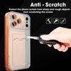 For IPhone 17 Phone Case with Card Holder Thin Lightweight Transparent Phone Covers with Credit Card Slot for IPhone 17 ProMax