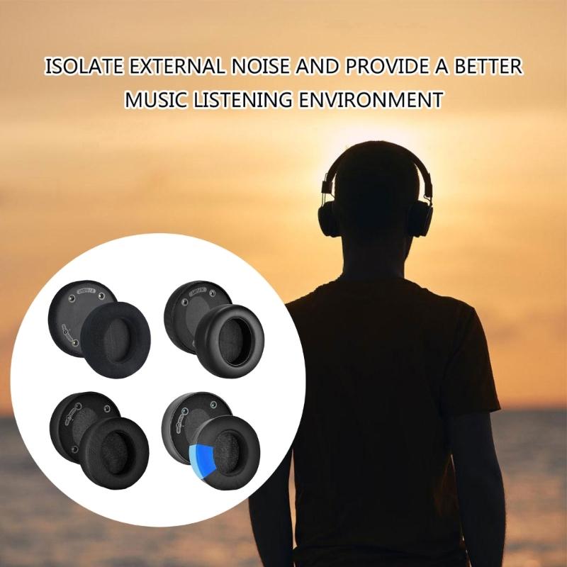 Breathable Headphone Ear Pads Sweat Resistant Design Extended Gaming Replace for Fidelio Dedicated Spare Ear Cushions