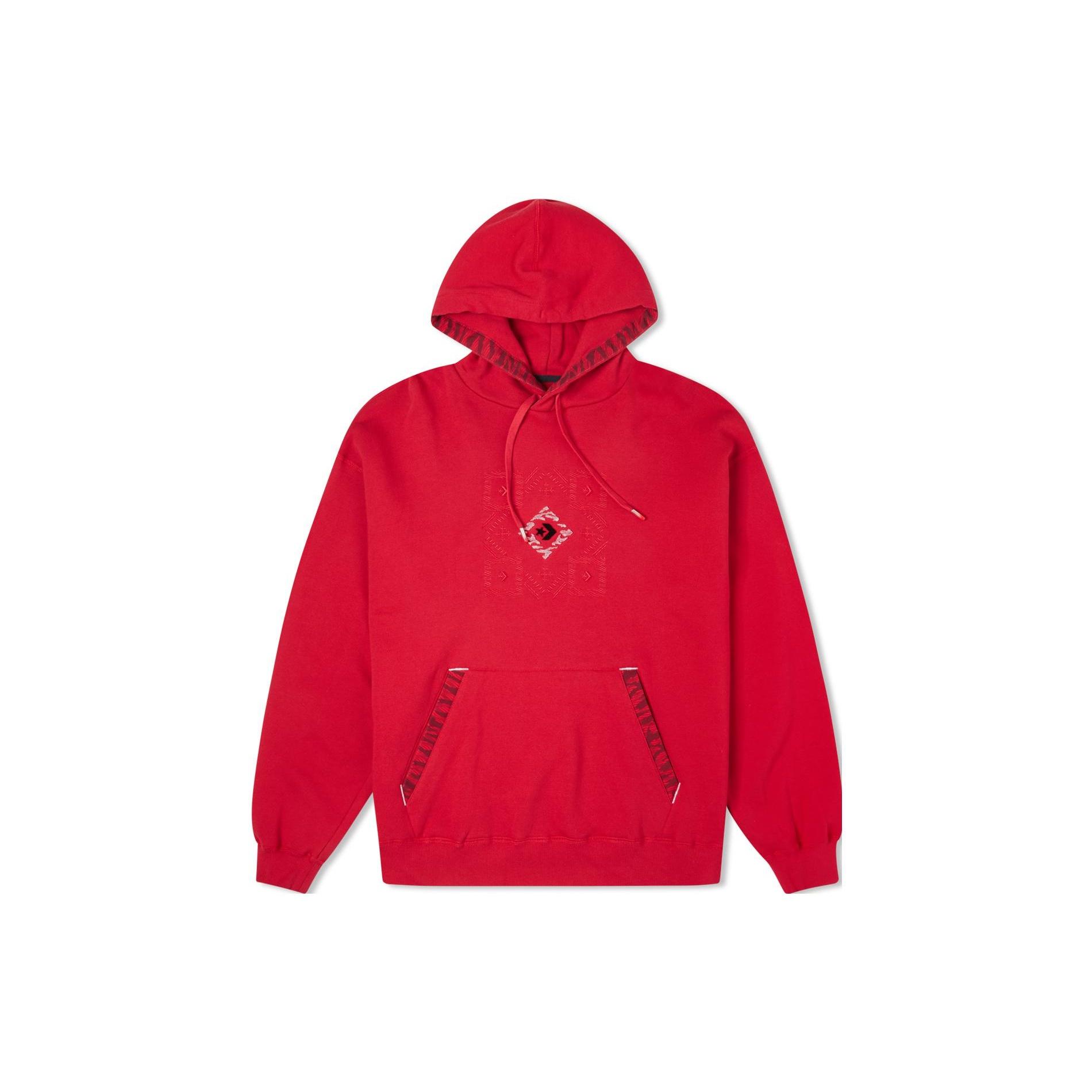 Converse New Year Series Tiger Stripes Logo Embroidered Sports Red Unisex 10024151-A03 L