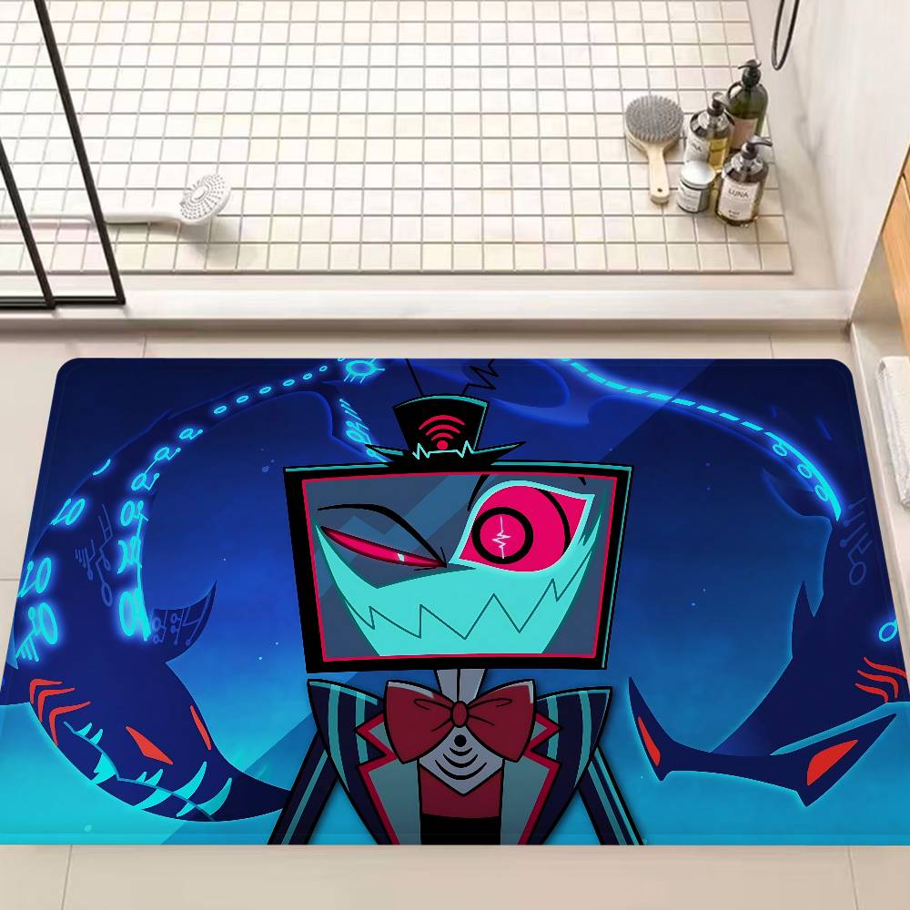 Vox Hazbin Hotel Anime Door Mat Kids Room Bedroom Decoration Balcony Anti-Slip Doormat Living Room Doormat Area Rug