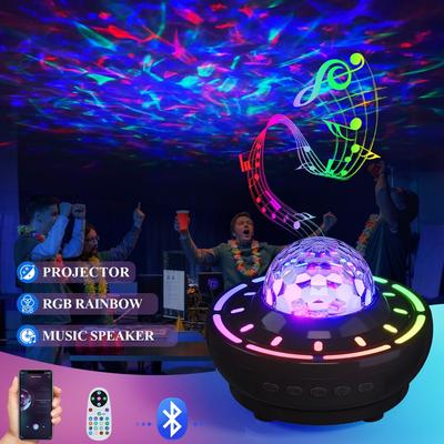 Sternenhimmel Projektionslicht mit Fernbedienung Bluetooth-Lautsprecher Schlafzimmer Atmosphärenlampe Kindergeschenk