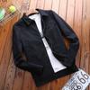 Autumn Men's Jacket New Simple Lapel Jacket Business Casual Plus Size Top