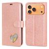 Luxury Flip Glitter Phone Case For iPhone 17 Pro Max 16 15 14 13 12 Mini 11 XR X XS Plus SE 2025 Bling Leather Book Wallet Cover