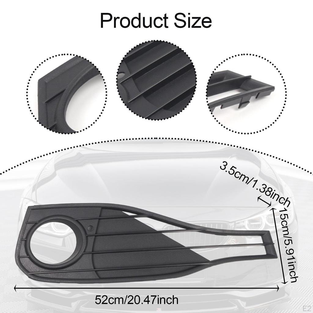 Right Fog Light Trim Grille Cover Assembly Repair Parts Professional Lamp Bezel