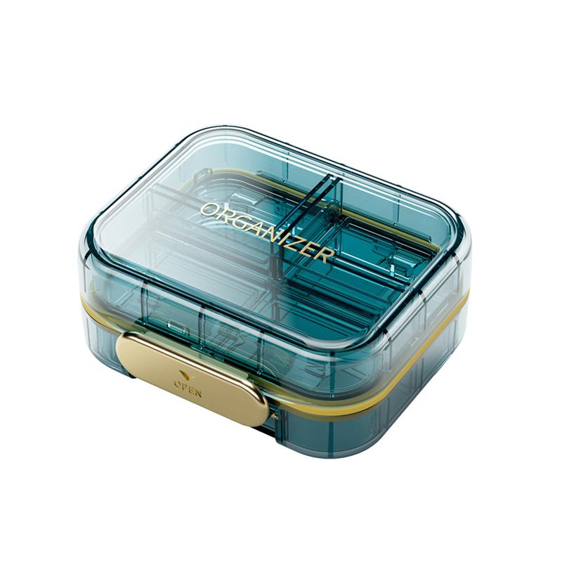 Mini Dispensing Environmental Protection Moisture-Proof Travel Independent Pill Portable Multi-cell Pill Box Packing Storage