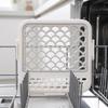 Small-Item Cleaning Basket Fast-Draining Clamshell Dishwasher Holder Compact