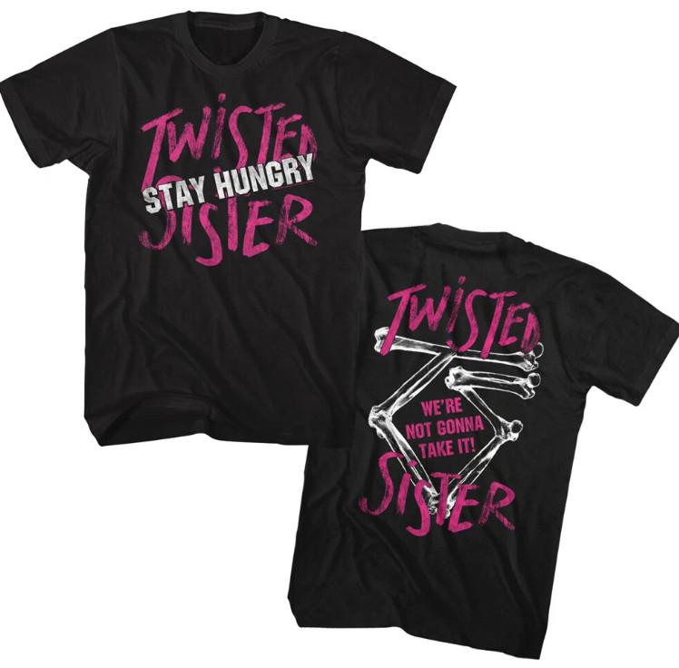 TWISTED SISTER New T-Shirt 2 Sided Unisex T-Shirt XXXL