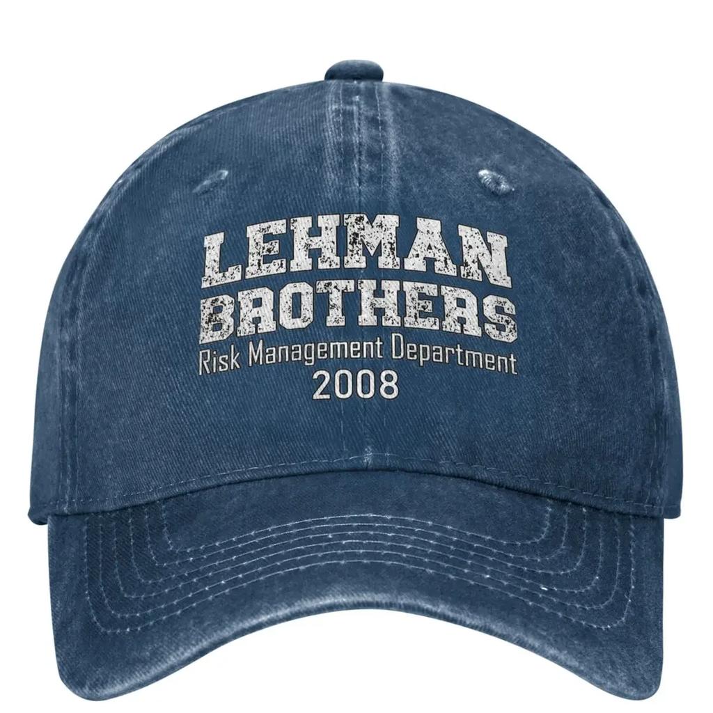 2026 Lehman Brothers Casual Baseball Cap Spring Risk Management Department 2008 Trucker Hat Sun Visor Outdoor Sports Hip Hop Hat