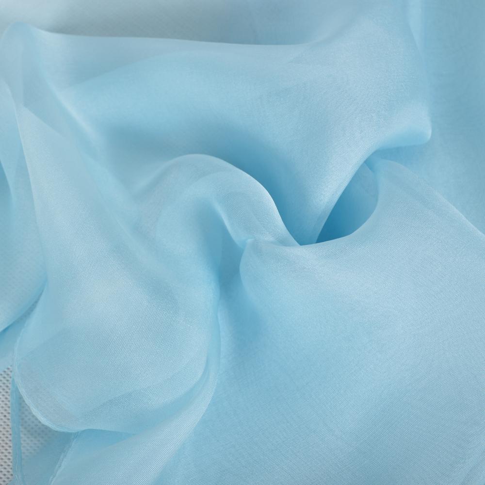 [BYSIFA] Light Blue Fall Winter 100% Silk Long Scarves Wraps Female Fashion Large Neck Scarf Shawl Spring Summer Silk Scarf Cape